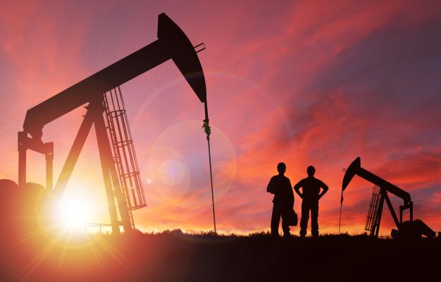 Oil and Gas sunset image.